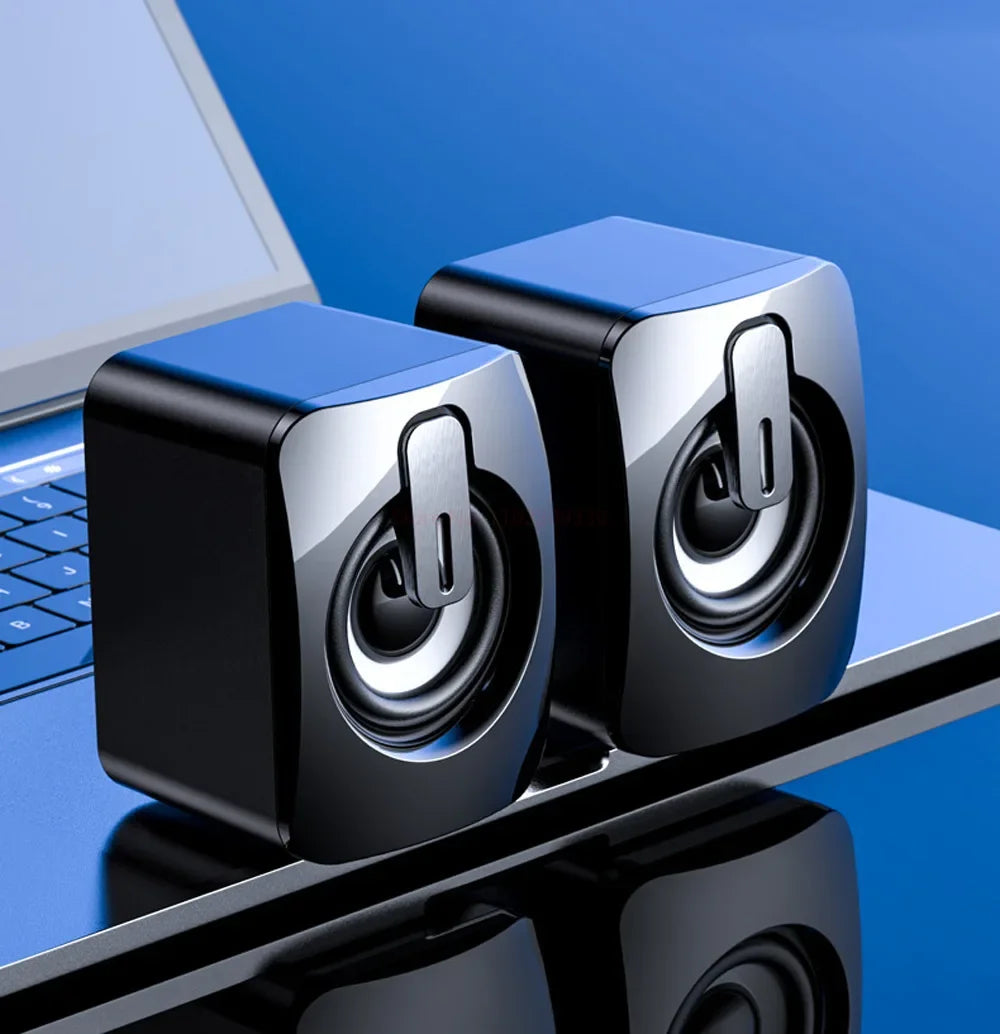Ballena Altoparlante PC Stereo Ad Alta Fedeltà Con Microfono USB Cablato Ideale Per Gaming E Lavoro
