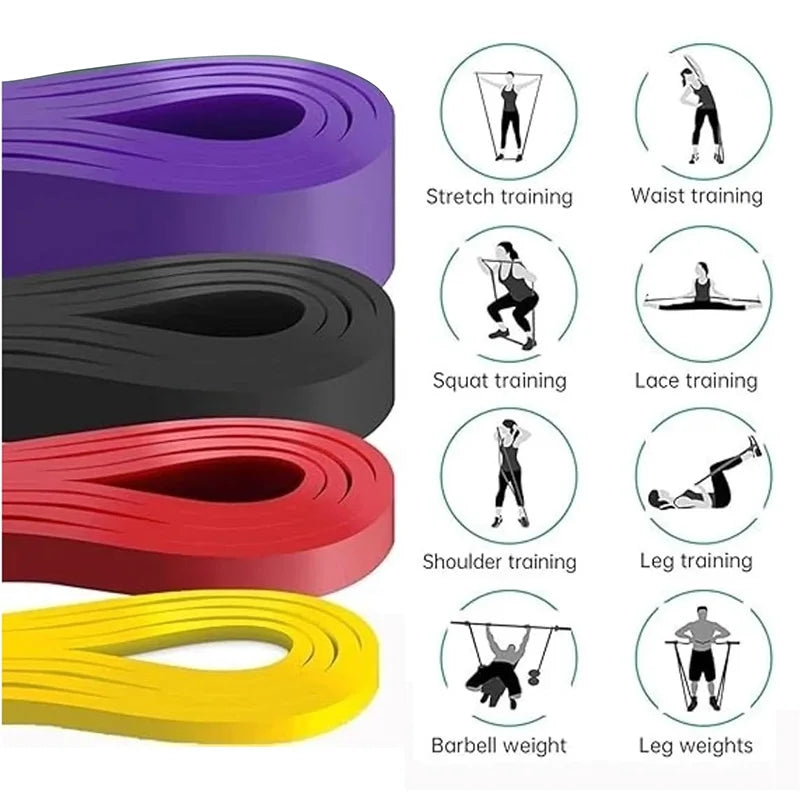 Fasce Di Resistenza Per Trazioni A Quattro Livelli Per Allenamento Muscolare Yoga Calisthenics Unisex Fitness
