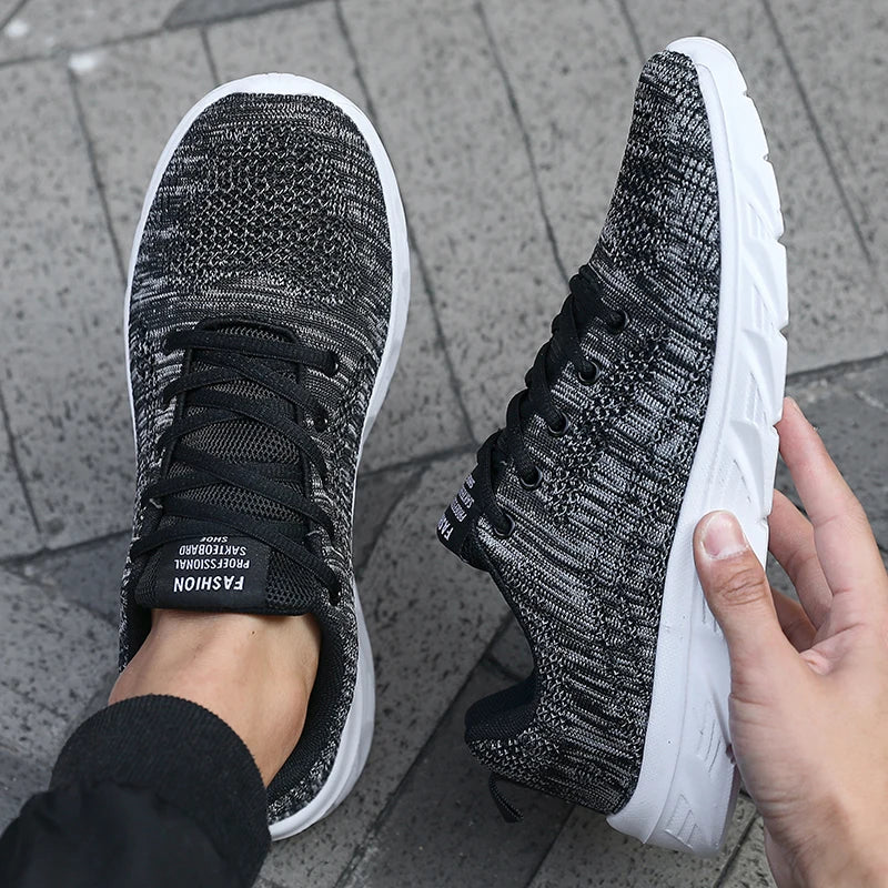 Scarpe Da Ginnastica Uomo Traspiranti Esterno 2025 Scarpe Sportive Casual Da Corsa Con Suola Morbida Antiscivolo Mesh