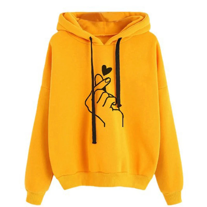 Felpa Con Cappuccio In Pile Autunnale Tinta Unita Da Donna Manica Lunga Con Coulisse E Tasche Frontali Stile Coreano