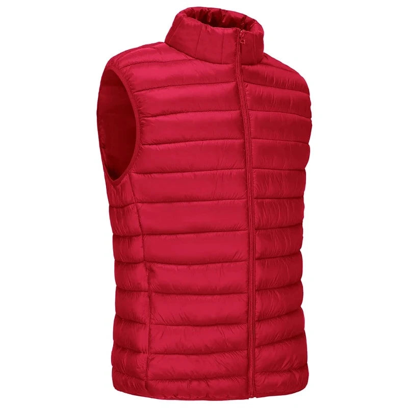 Gilet Uomo Animal Game Leggero In Poliestere Con Cerniera Tasche Capispalla Autunno Pratico