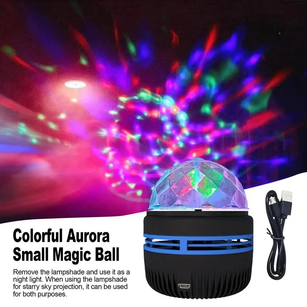 Luci Del Cielo Stellato A LED USB 5V Notturne Per Camera Da Letto Proiettore Atmosfera Decorativa Girevole A 360 Gradi
