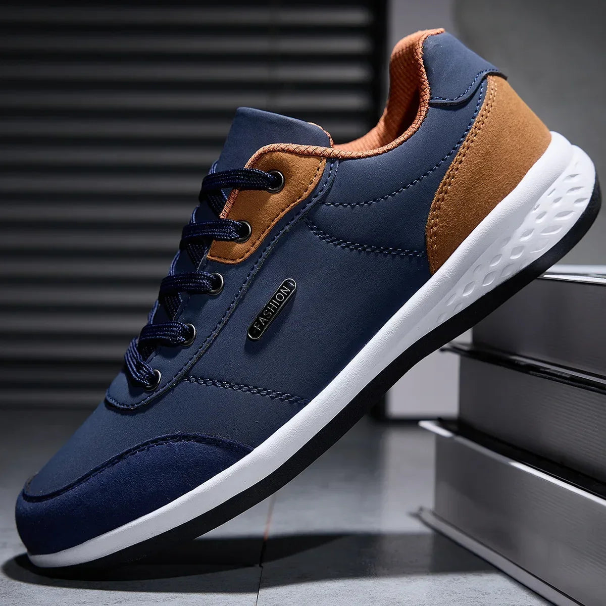 Scarpe Da Uomo Impermeabili Primavera Autunno Sneakers Da Passeggio In Pelle Antiscivolo Per Tempo Libero
