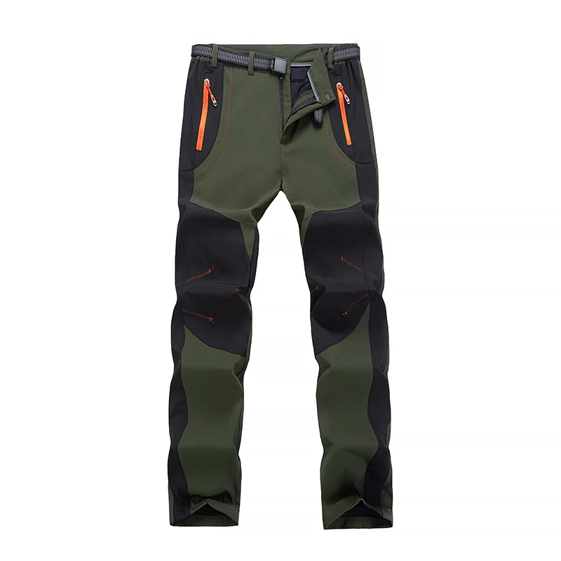 Pantaloni Invernali Da Uomo In Pile Per Trekking Impermeabili Caldi Da Campeggio All Aperto Soft Shell Antipioggia Antivento
