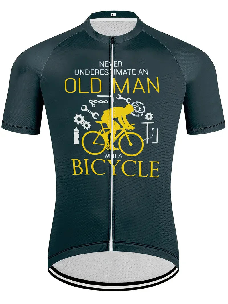 Abbigliamento Ciclismo Uomo Maniche Corte Per Bicicletta Traspirante Con Tasca Integrata Asciugatura Rapida
