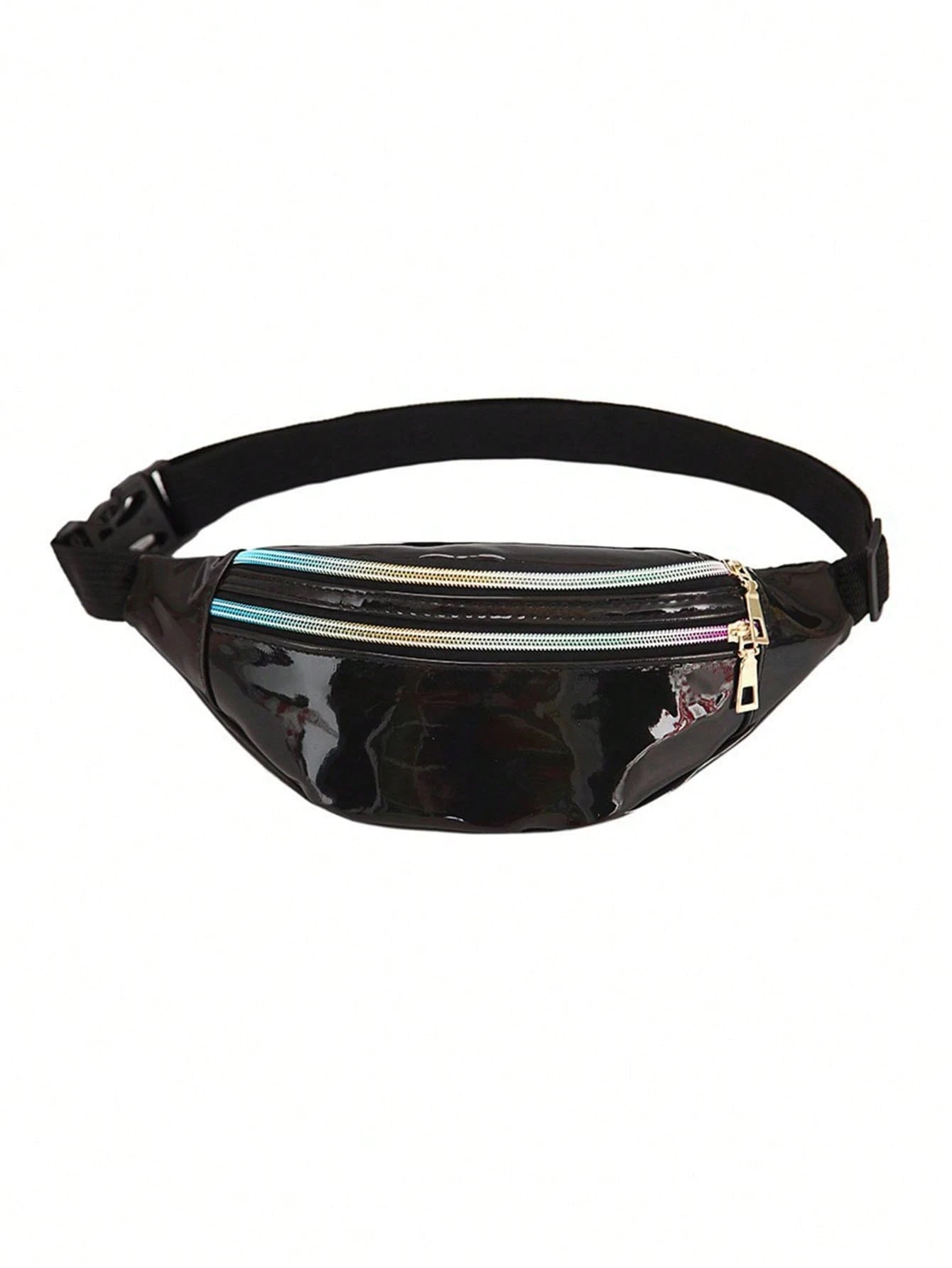 Marsupio Borsa Da Cintura Olografico Laser Designer Per Ragazze Unisex Glitter Spalla Festa Viaggio
