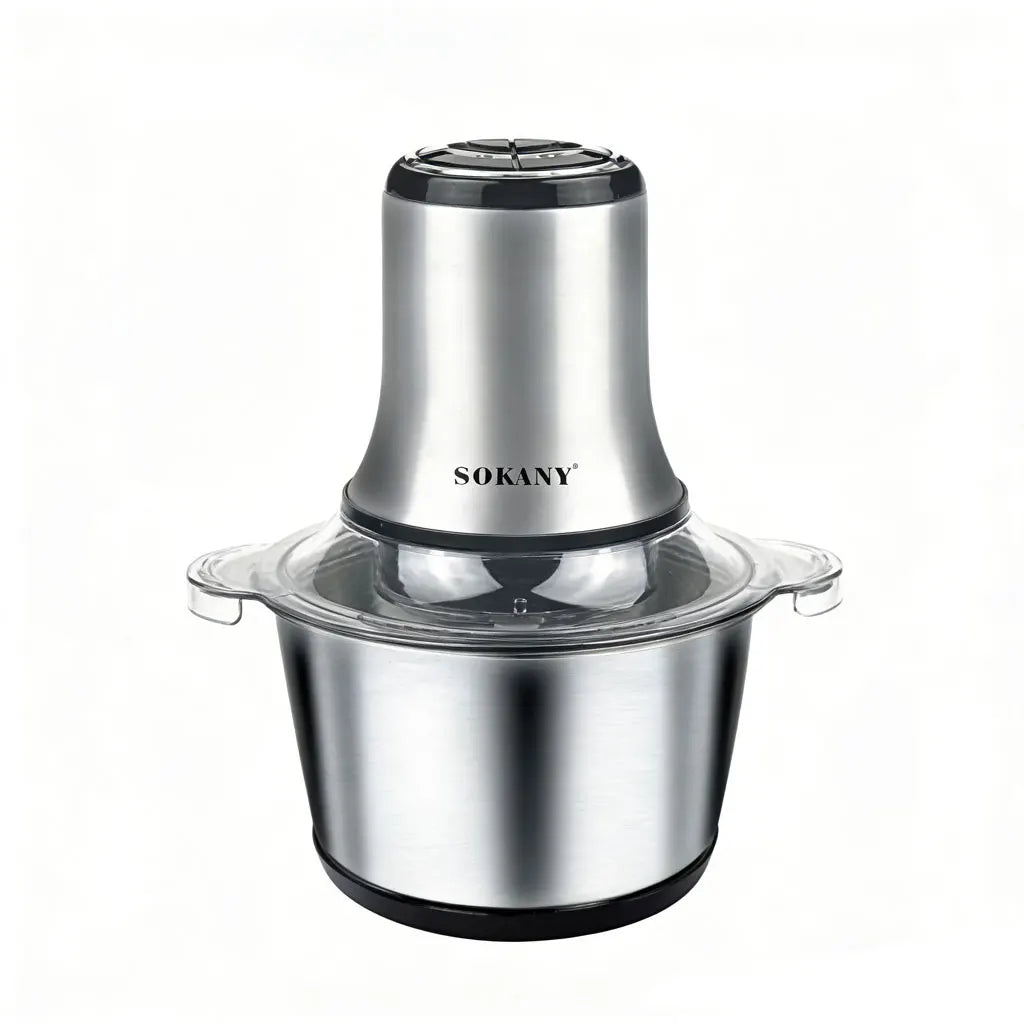 Tritacarne Elettrico 800W 3L Multifunzione Robot Da Cucina In Acciaio Inox Verdure Chopper Affettatrice Macchina Casa