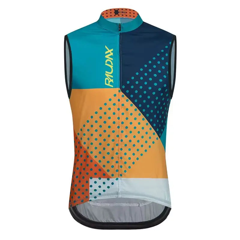 Maglia Da Ciclismo In Rete Nera Senza Maniche Traspirante Antivento Gilet Per Bicicletta