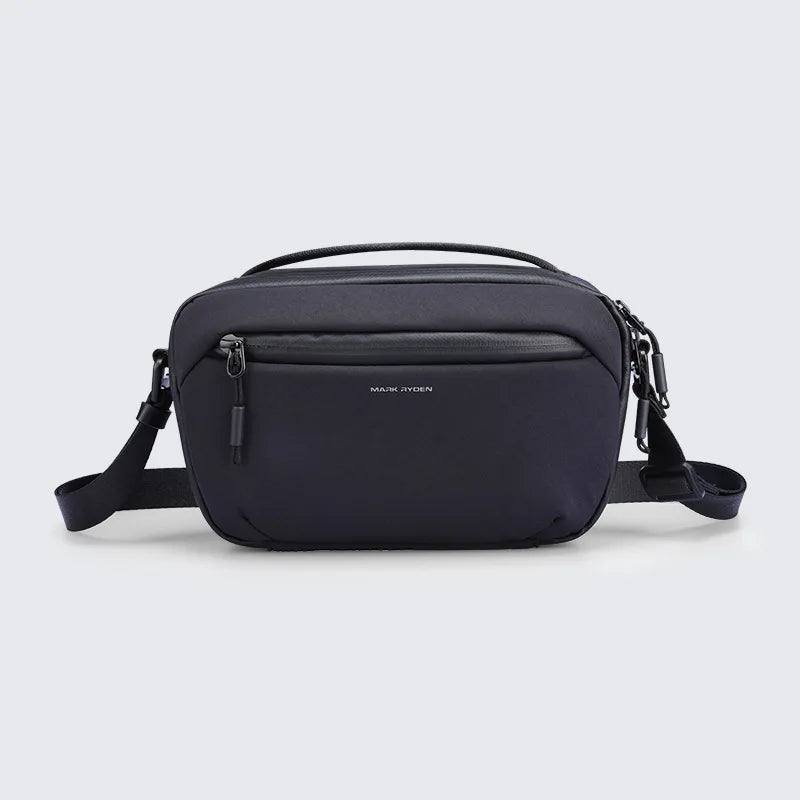 Borsa Da Uomo A Tracolla Mark Ryden MR165 Capacità 2,3 Litri Nero Verde Design Elegante E Pratico