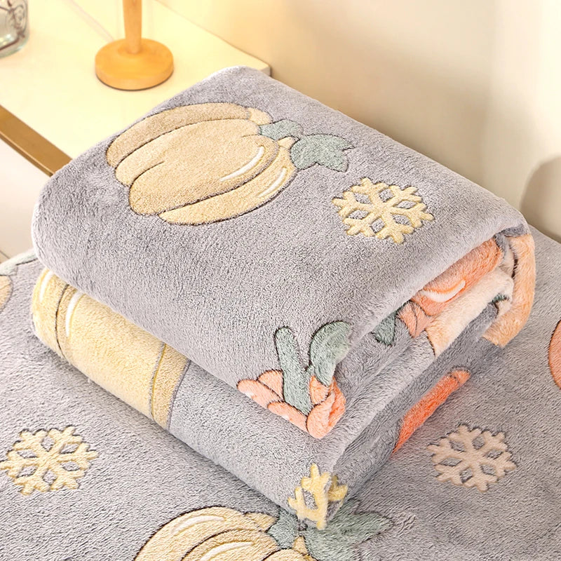 Bonenjoy 1 Pezzo Coperta In Pile Floreale Rettangolare Per Divano E Casa Morbida Calda Confortevole Plaid Da Viaggio