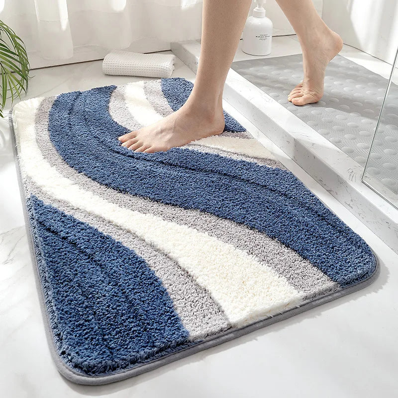 Tappetino Per Piedi In Finto Cashmere Antiscivolo Per Bagno Ingresso E Camera Da Letto Con Assorbimento D Acqua