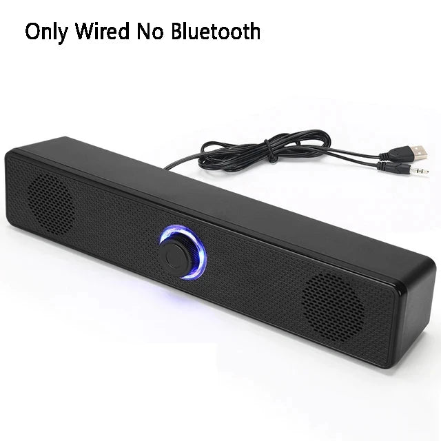 Soundbar Bluetooth Wireless Per Computer PC TV Laptop Desktop Altoparlante Portatile Musica Sistema Audio Caixa De Som