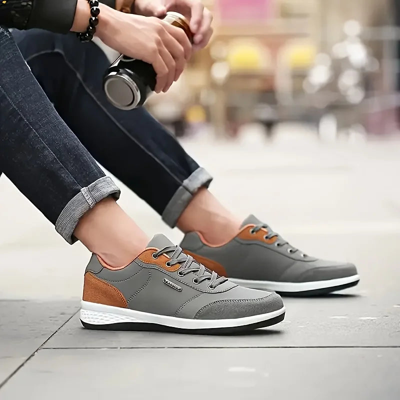 Scarpe Da Uomo Primavera Autunno Impermeabili In Pelle Per Passeggio E Tempo Libero Scarpe Da Ginnastica Antiscivolo