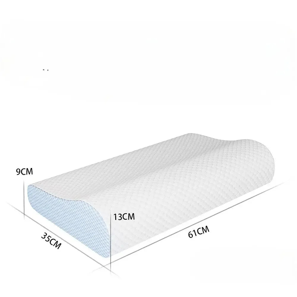 Cuscino Cervicale In Memory Foam Per Sollievo Dolore Collo Spalle Adatto A Dormire Su Laterale Retro E Addome