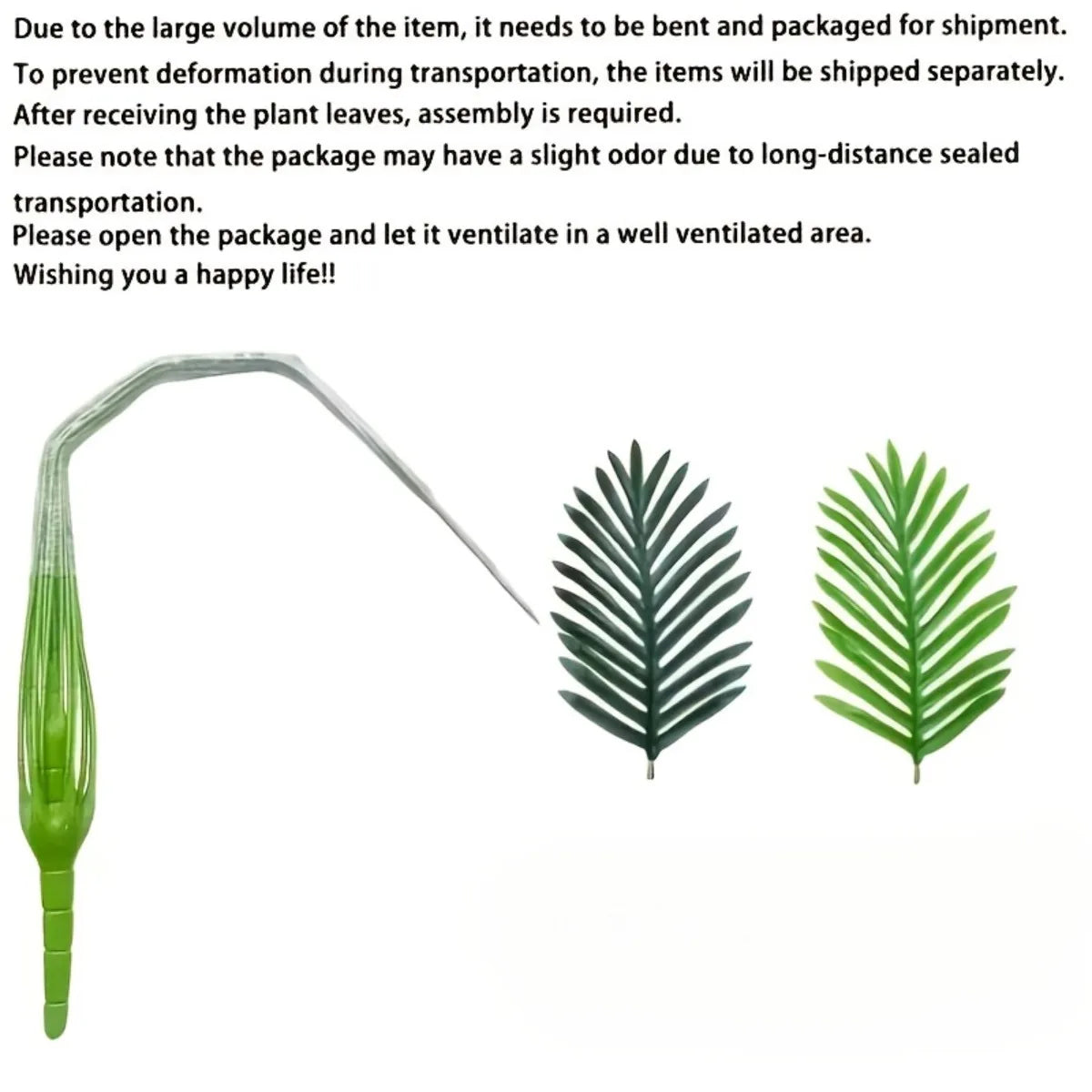 Set Da Due Piante Areca Palma Artificiali Con 24 Foglie Realistiche Per Esterno E Interni Decorazione