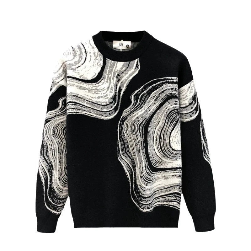 Maglione Uomo Casual Aboorun In Cotone Elasticizzato Spandex Confortevole Morbido