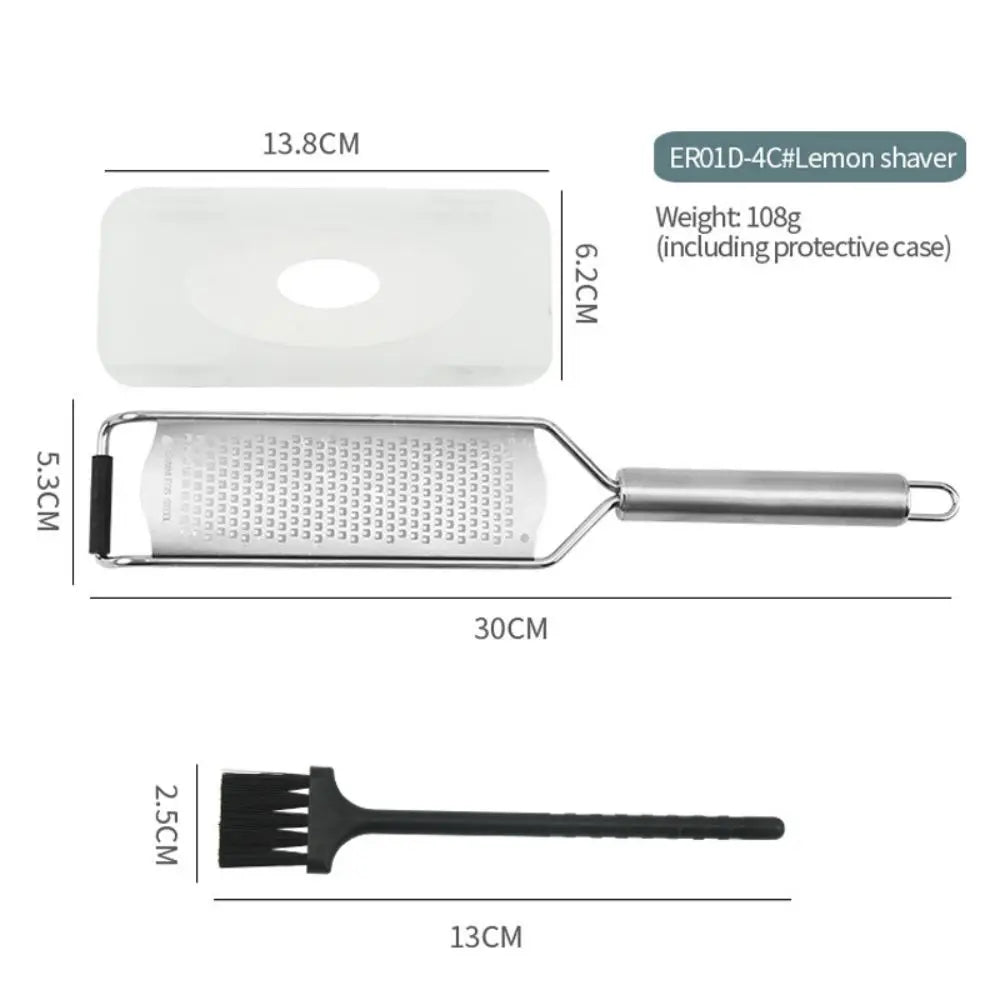 Manico Per Tubo In Acciaio Inossidabile 304 Grattugia Formaggio Limone Da Cucina Gadget