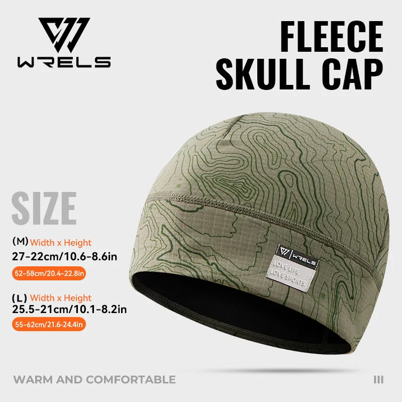 WRELS Berretto Per Orologio In Pile Cappello A Cuffia Invernale Con Teschio Antivento Caldo Leggero Per Sci Ciclismo