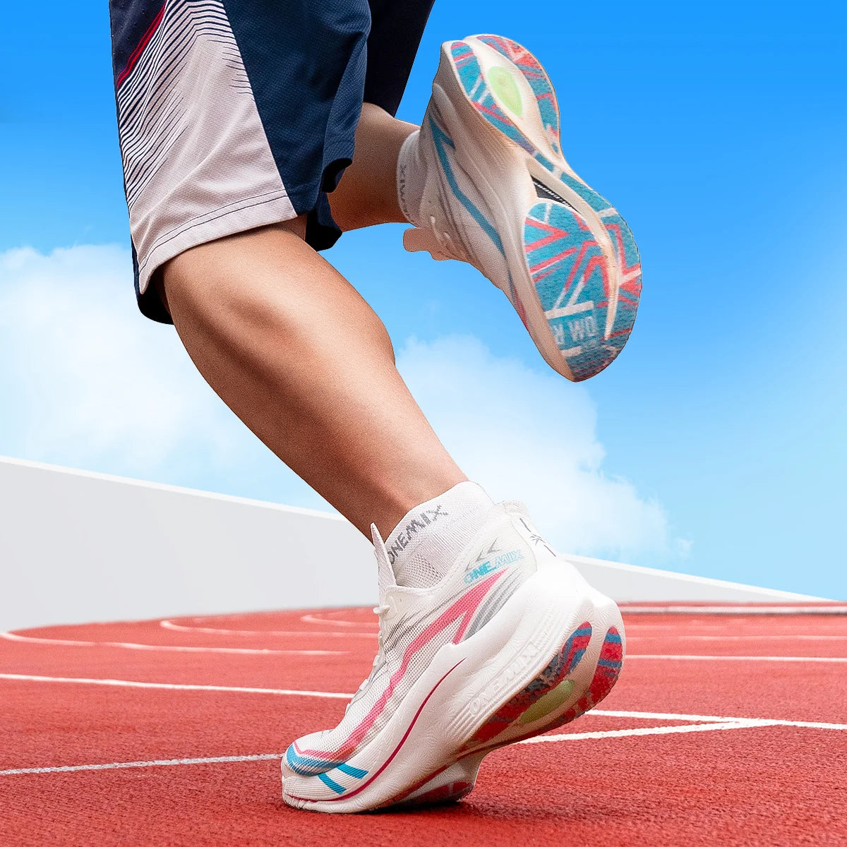 ONEMIX Marathon Scarpe Da Corsa Con Piastra In Carbonio Uomo Antiurto Rimbalzo Ultraleggero E Supporto Stabile