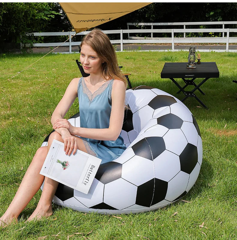 Divano Gonfiabile Singolo Portatile In PVC Leggero E Compatto Per Viaggio Spiaggia Parco E Festival