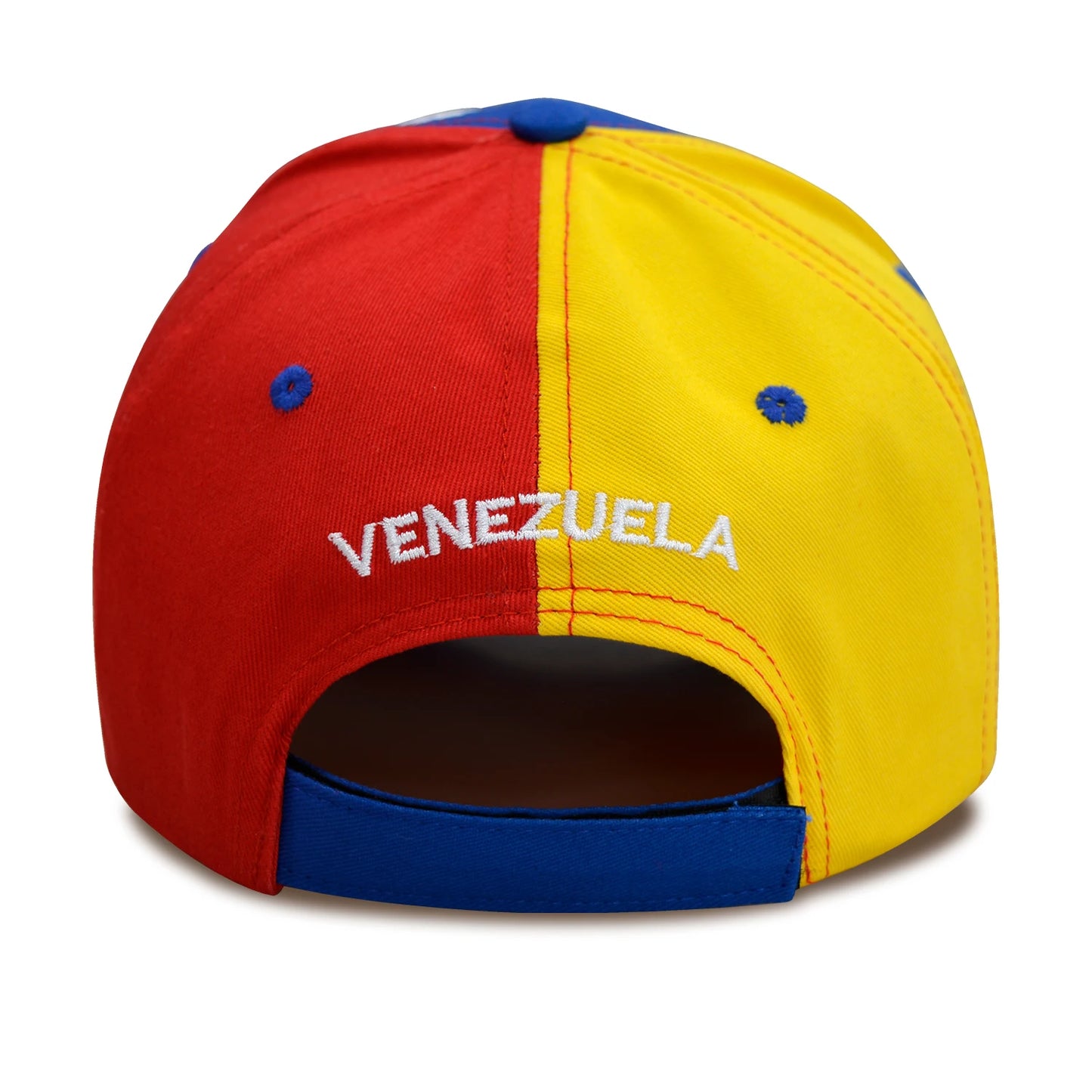 Berretto Baseball Unisex In Twill Di Cotone Con Ricamo 7 Stelle E Logo Venezuela Alta Qualità