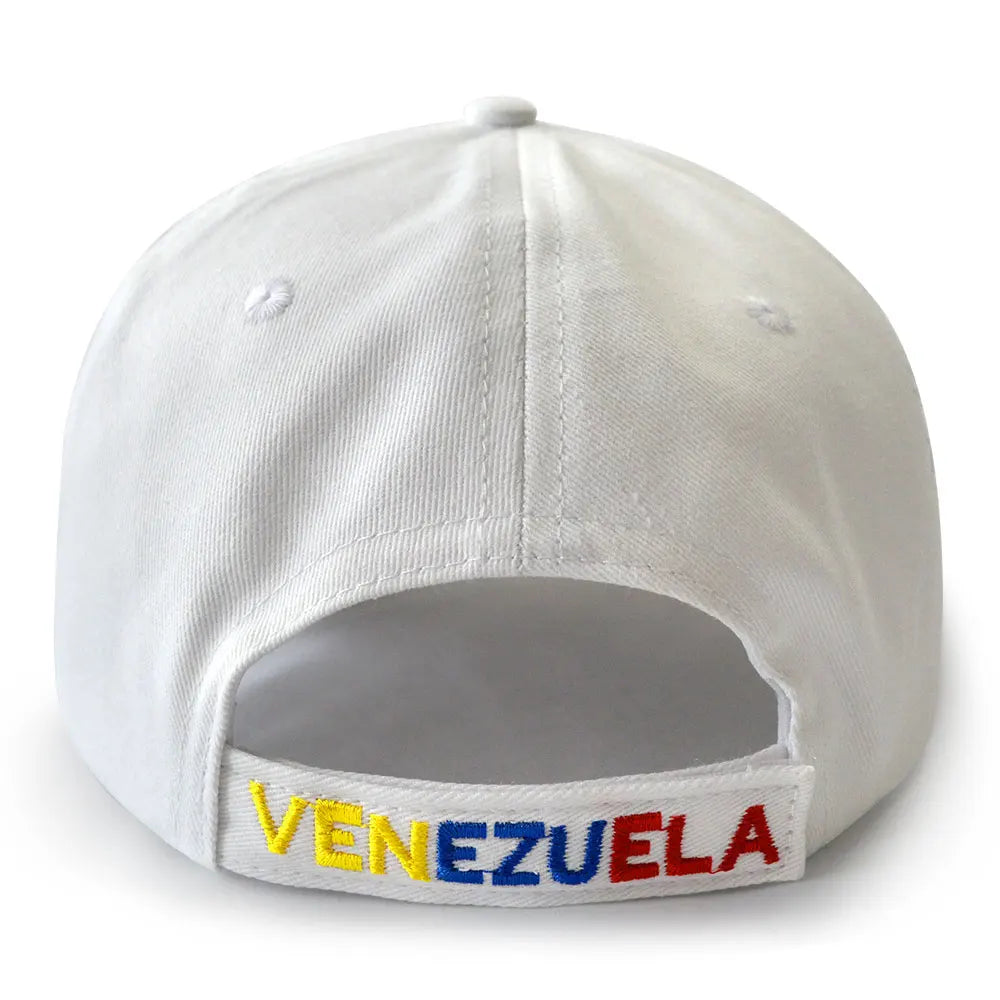 Berretto Baseball Unisex In Twill Di Cotone Con Ricamo 7 Stelle E Logo Venezuela Alta Qualità
