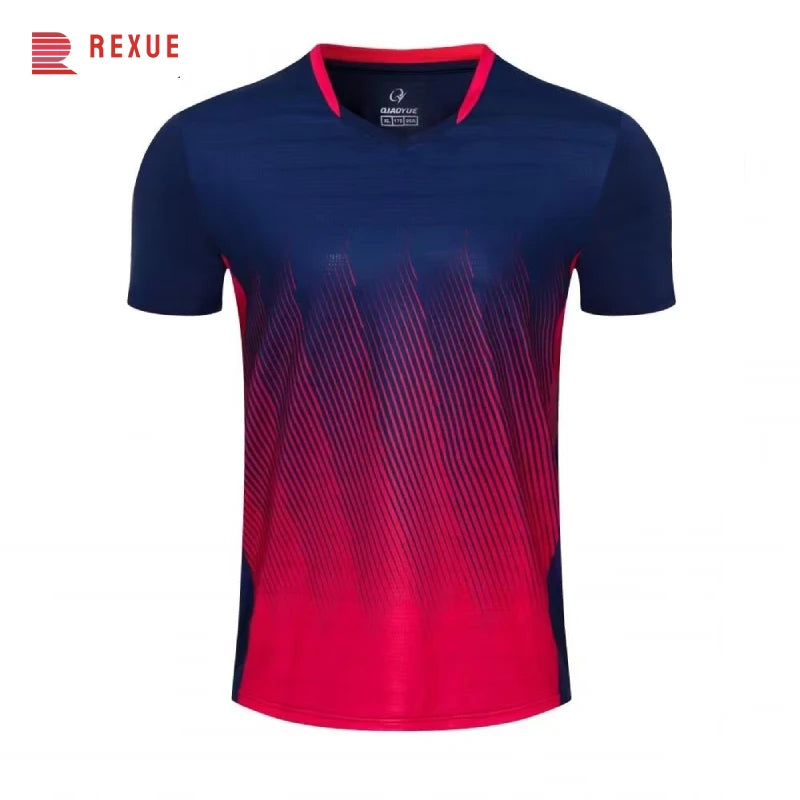 Maglietta Ping Pong Unisex Manica Corta 2024 Abbigliamento Sportivo Da Allenamento Fascia Alta Per Tennis Badminton