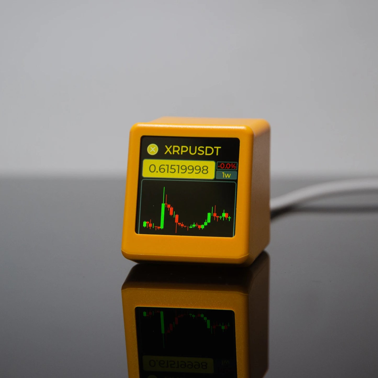GeekMagic Pro Tracker di Prezzi per Bitcoin Criptovalute Azioni Futuri e Valute con Display Ora e Meteo