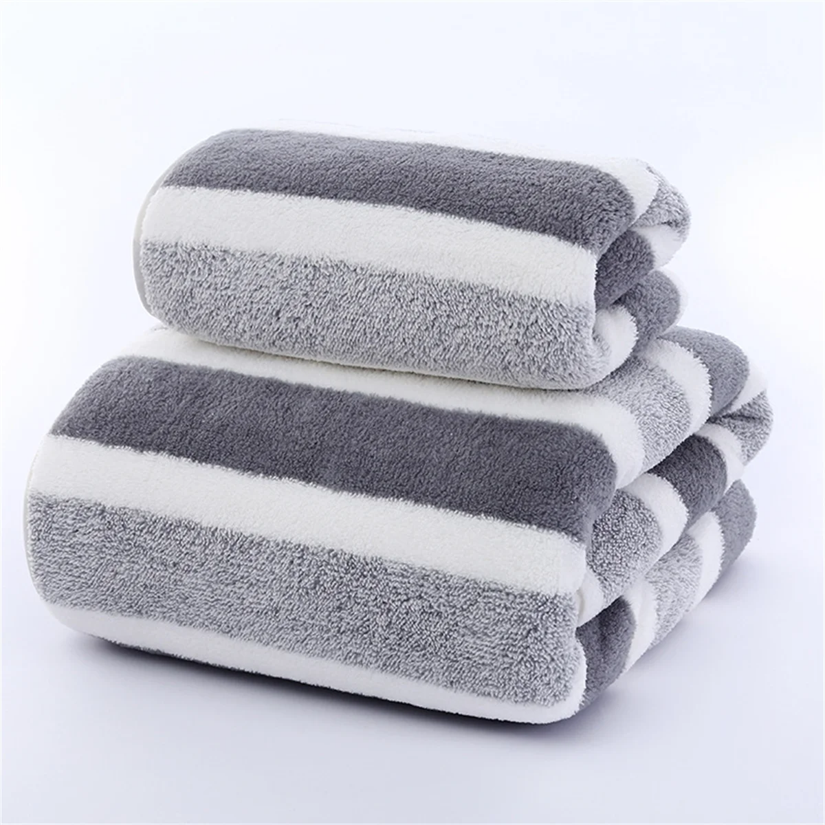 Asciugamano A Righe 35x75 Cm Asciugamano Da Bagno Rapido Morbido E Assorbente Lavabile In Lavatrice