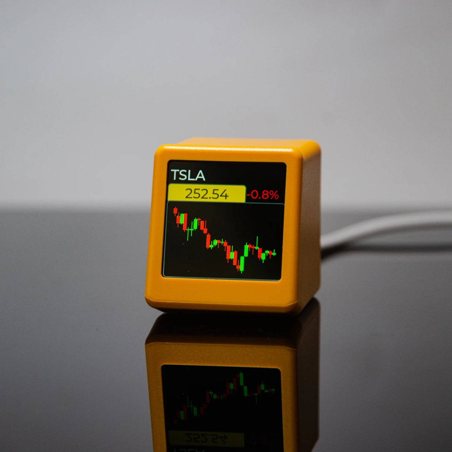 GeekMagic Pro Tracker di Prezzi per Bitcoin Criptovalute Azioni Futuri e Valute con Display Ora e Meteo