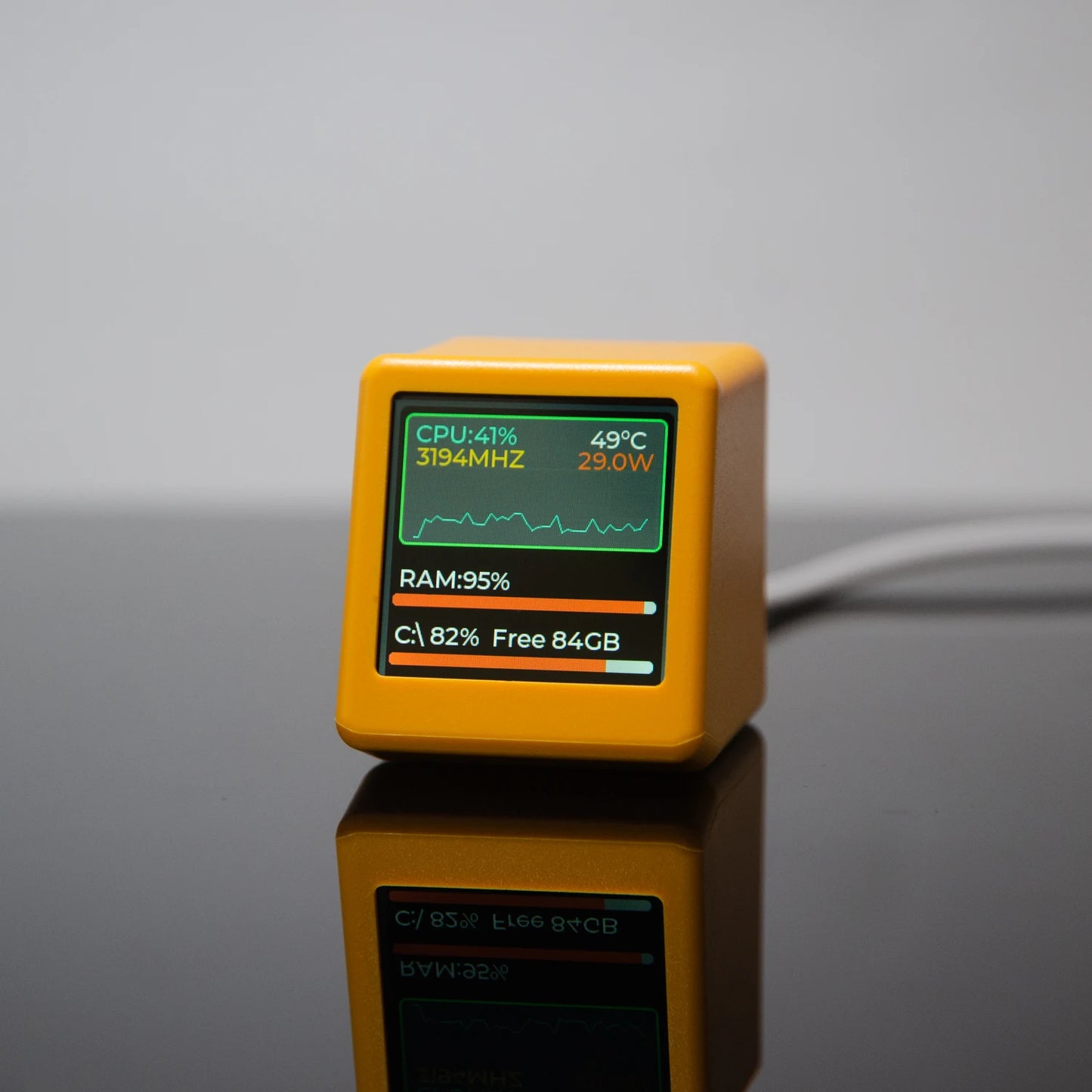GeekMagic Pro Tracker di Prezzi per Bitcoin Criptovalute Azioni Futuri e Valute con Display Ora e Meteo