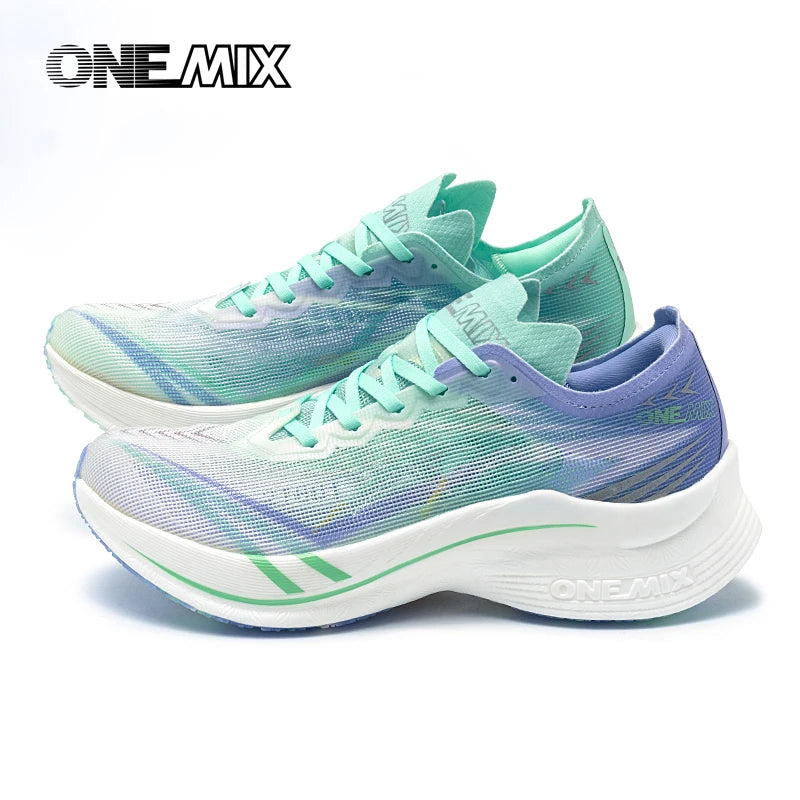 ONEMIX Marathon Scarpe Da Corsa Con Piastra In Carbonio Uomo Antiurto Rimbalzo Ultraleggero E Supporto Stabile