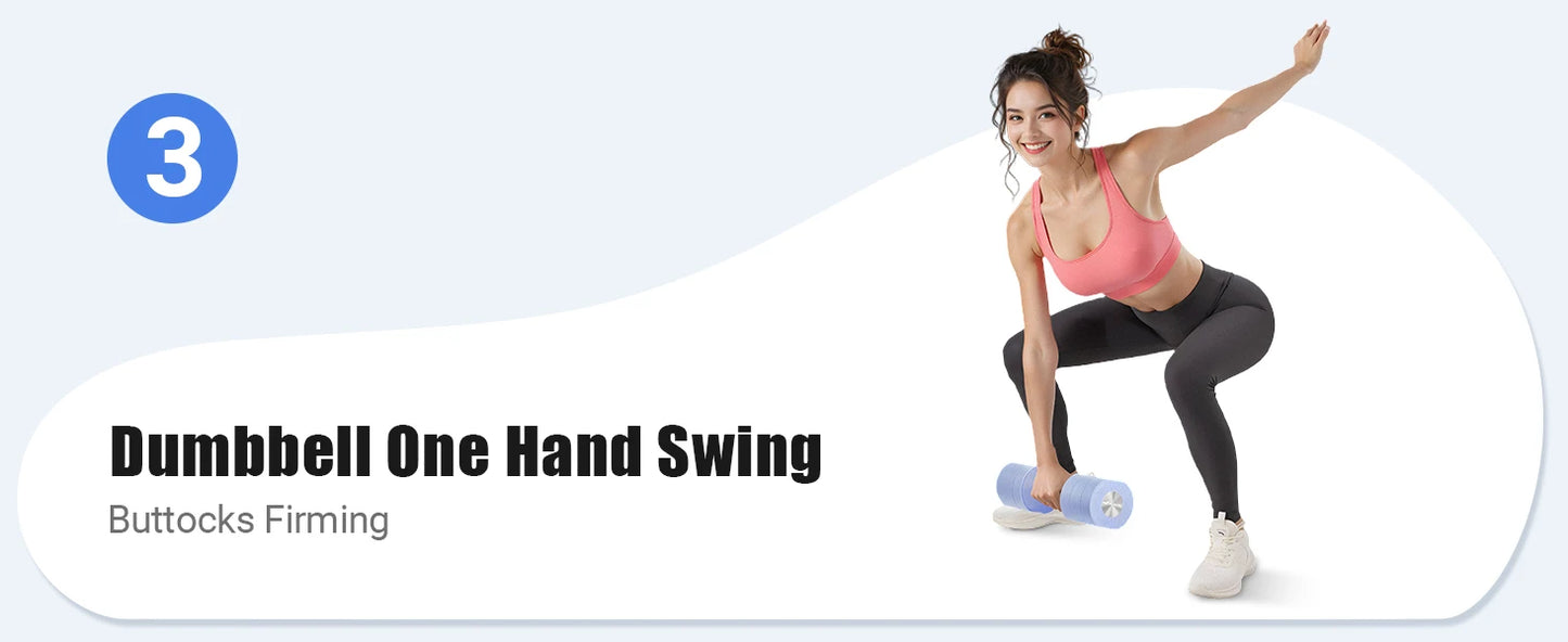 MERACH Set Manubri Regolabili 4 In 1 Da Casa 2,2 4,4 6,6 8,8 Libbre Per Allenamento Femminile
