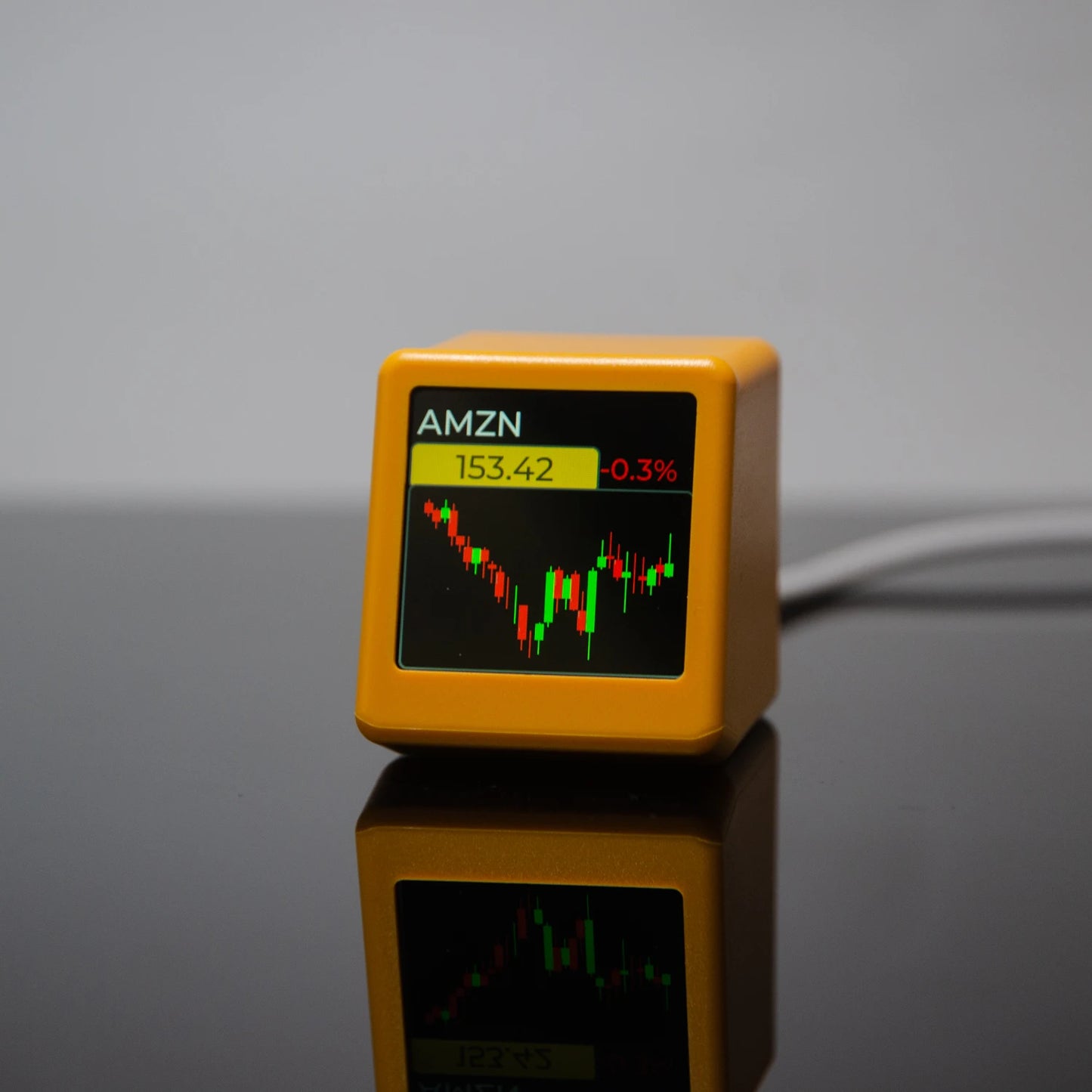 GeekMagic Pro Tracker di Prezzi per Bitcoin Criptovalute Azioni Futuri e Valute con Display Ora e Meteo