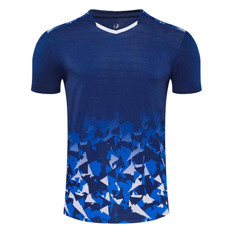 Maglietta Ping Pong Unisex Manica Corta 2024 Abbigliamento Sportivo Da Allenamento Fascia Alta Per Tennis Badminton