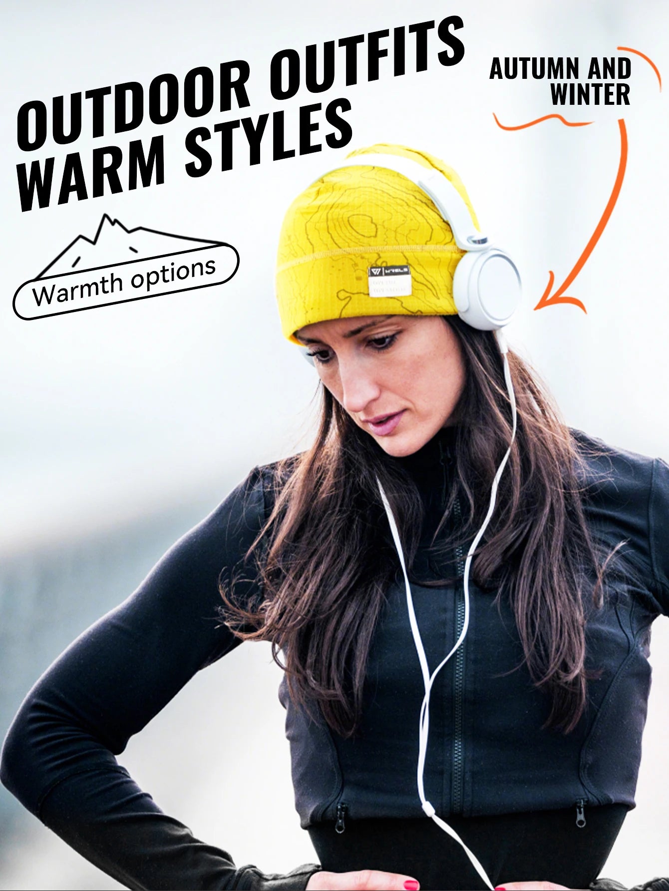 WRELS Berretto Per Orologio In Pile Cappello A Cuffia Invernale Con Teschio Antivento Caldo Leggero Per Sci Ciclismo