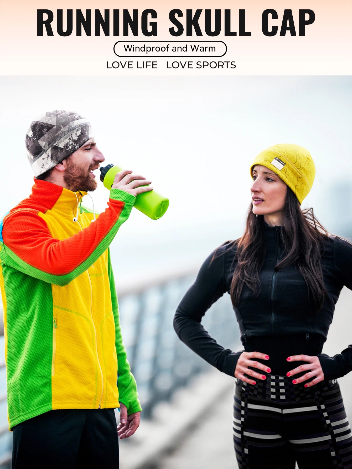 Cappello A Cuffia In Pile Unisex Invernale Caldo Antivento Traspirante Per Corsa Sci Ciclismo Morbido