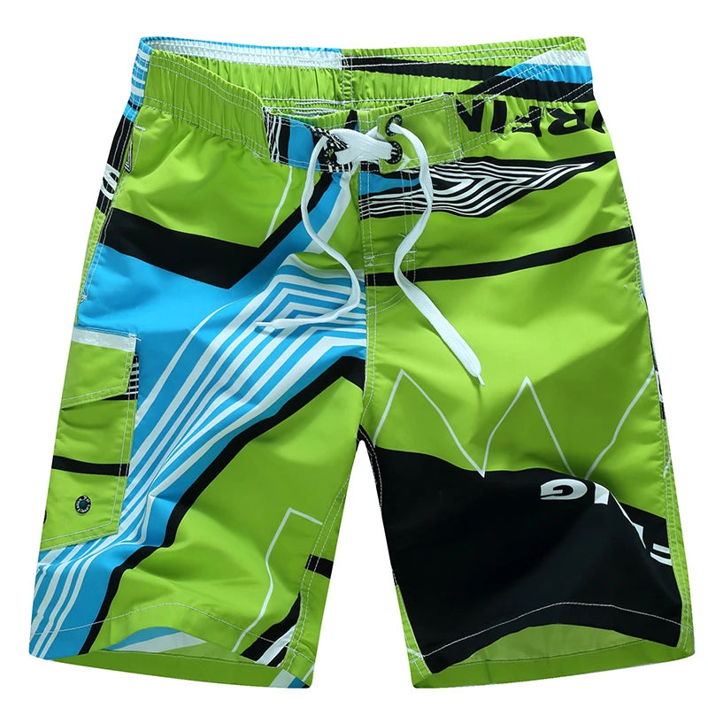Pantaloncini Da Surf Da Uomo Bermuda Costumi Da Bagno Taglie Forti 4XL 5XL 6XL Asciugatura Rapida Verde Giallo Rosso