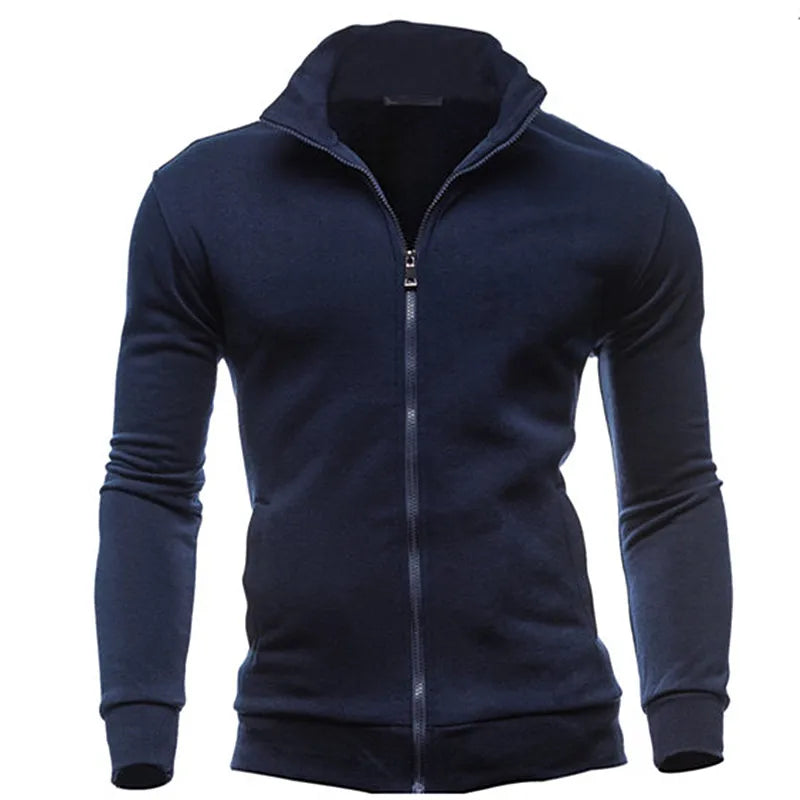 MRMT 2026 Nuove Felpe Da Uomo Senza Cappuccio Con Zip Frontale E Collo Alto Pullover Maschili