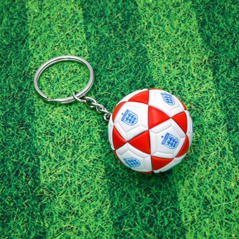 Ciondolo Portachiavi Calcio Souvenir Per Fan Regalo Piccolo Per Attività Scolastiche E Accessori Fai Da Te