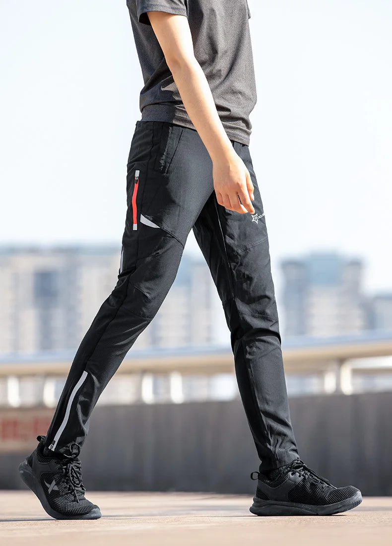 Rockbros Pantaloni Da Ciclismo Leggeri E Comodi Uomo Donna Primavera Estate Traspiranti Alta Elasticità Riflettenti