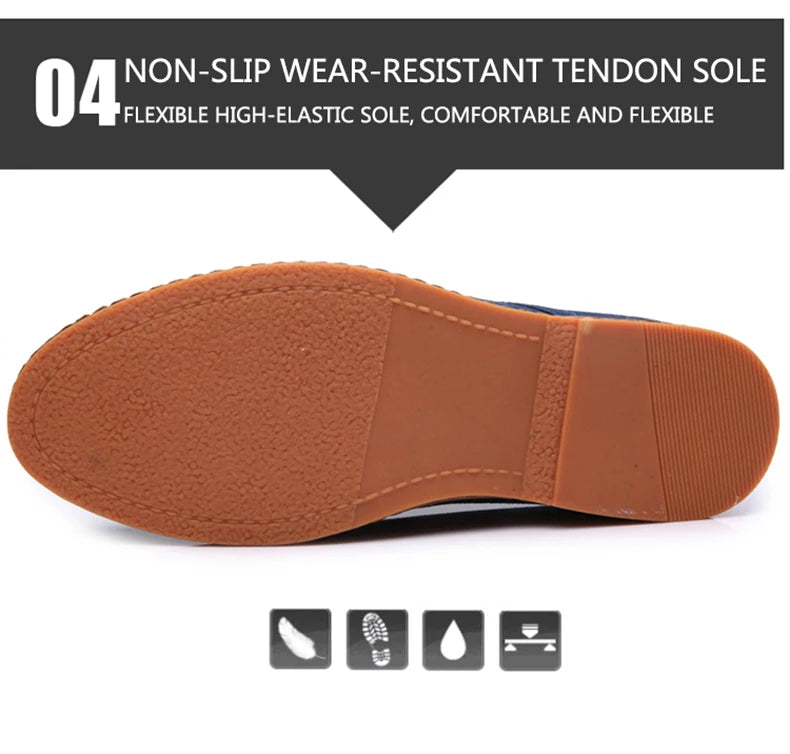 Scarpe Da Uomo In Pelle Scamosciata Primaverili Oxford E Sneakers Classiche Scarpe Eleganti Comode Grandi Misure 2025