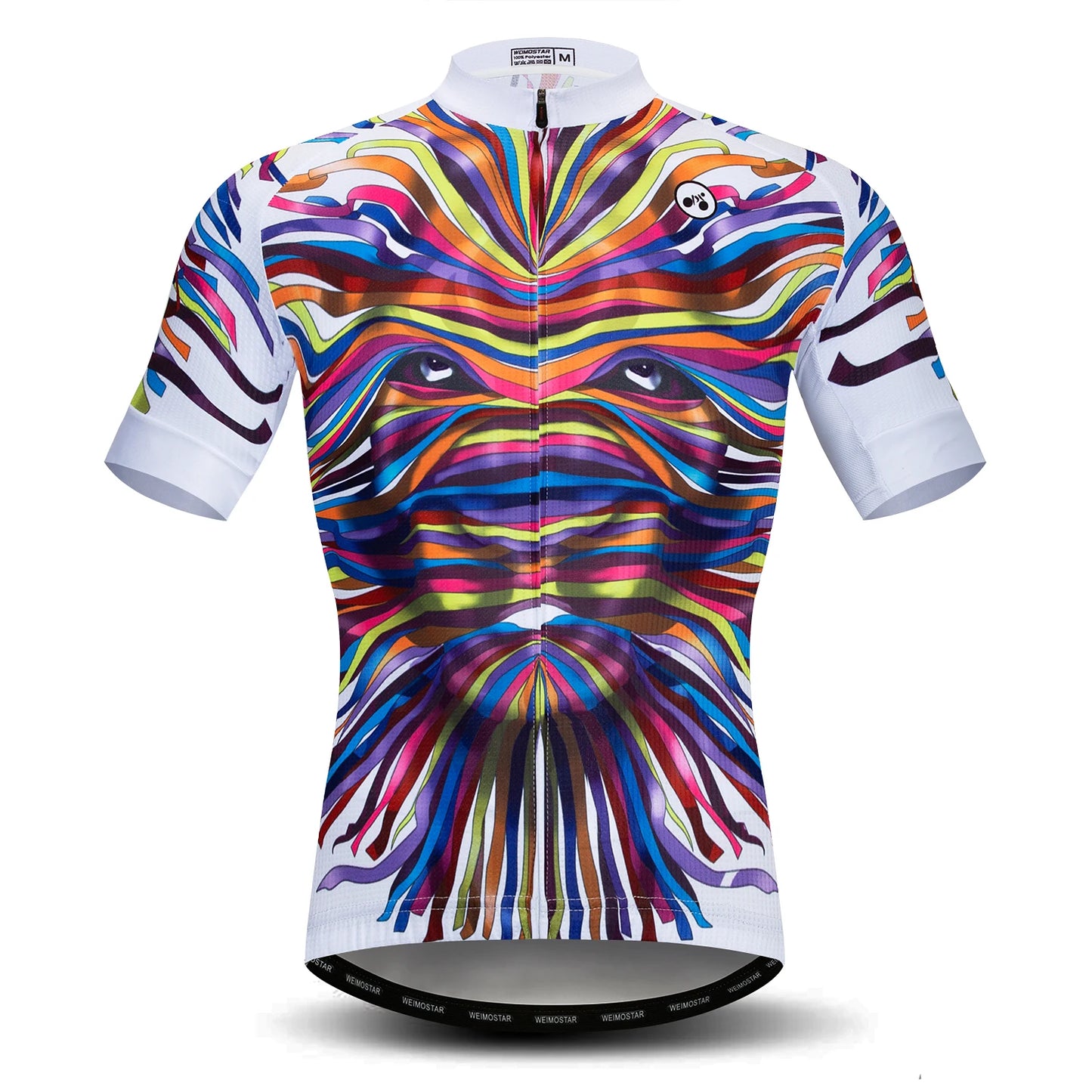 Jersey Da Ciclismo Uomo Skull Traspirante Estate Quick Dry Anti Sudore Riflettente Con Tasche MTB