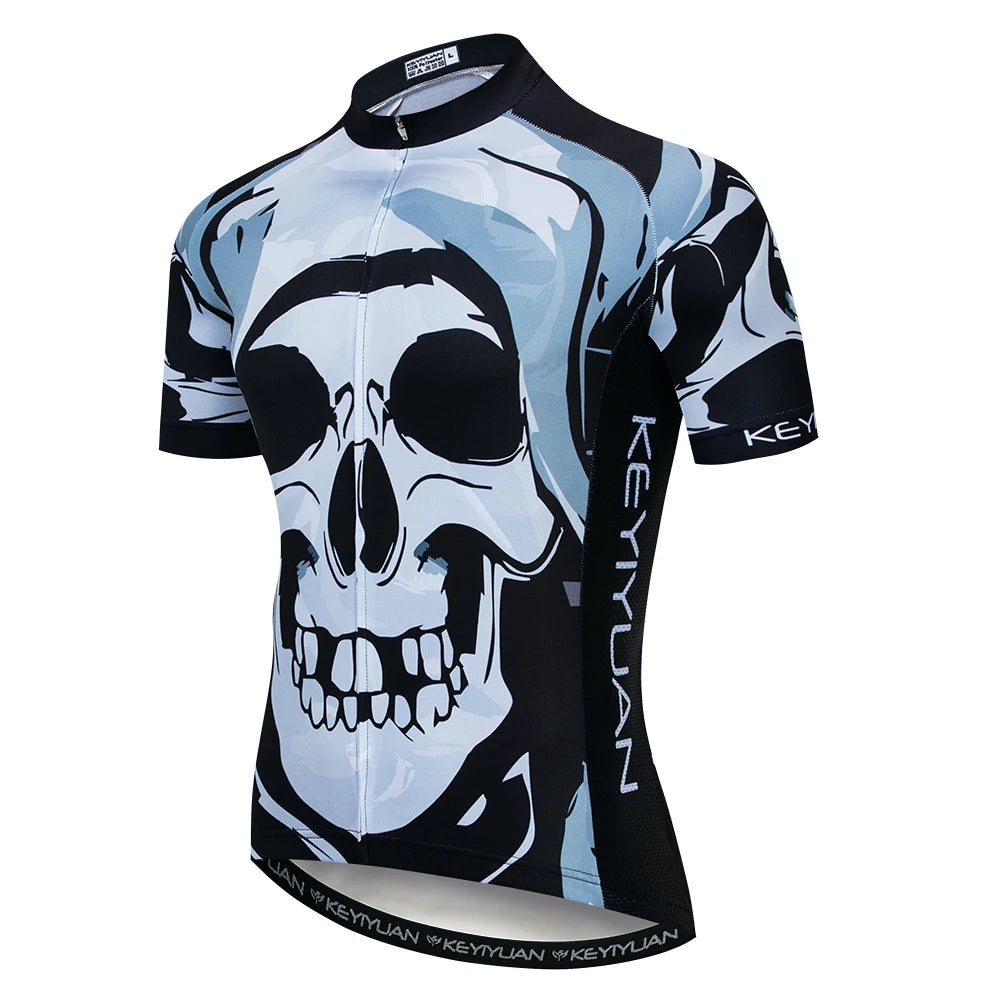 Keyiyuan Maglia Ciclismo Uomo Maniche Corte Estate Per Gara Triathlon MTB Abbigliamento Sportivo Bici