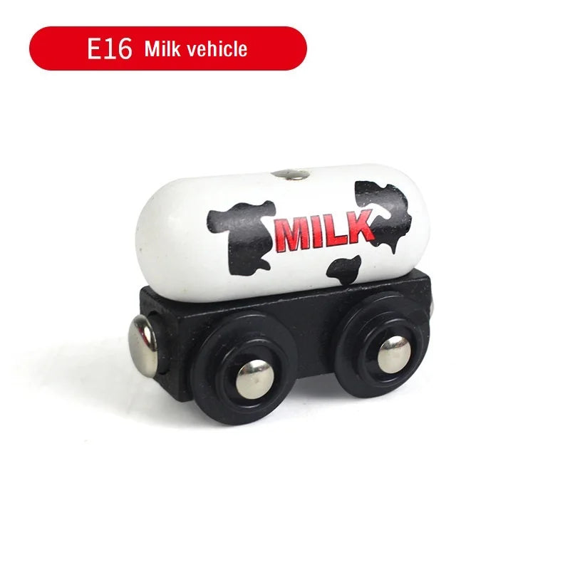 Treno Magnetico in Legno per Bambini Locomotiva con Binari Giochi Educativi Regalo di Compleanno