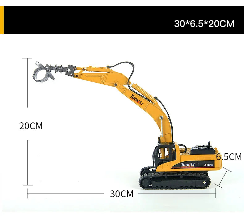 Set Veicoli Da Costruzione In Metallo Scala 1 50 Autocarro Con Cassone Escavatore Trattore Per Appassionati Di Costruzioni