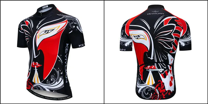 Keyiyuan Maglia Ciclismo Uomo Maniche Corte Estate Per Gara Triathlon MTB Abbigliamento Sportivo Bici