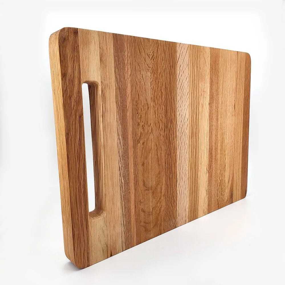 Jaswehome Tagliere Da Cucina In Legno Di Quercia Grande Tagliere Multiuso Per Carne Formaggio Pane Verdura Frutta