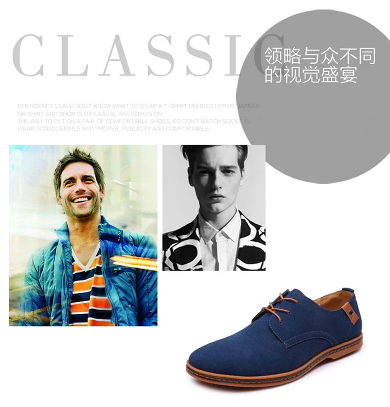Scarpe Da Uomo In Pelle Scamosciata Primaverili Oxford E Sneakers Classiche Scarpe Eleganti Comode Grandi Misure 2025