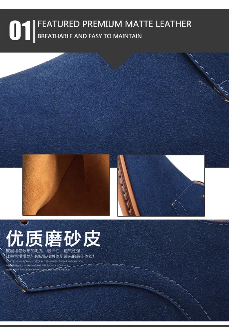 Scarpe Da Uomo In Pelle Scamosciata Primaverili Oxford E Sneakers Classiche Scarpe Eleganti Comode Grandi Misure 2025